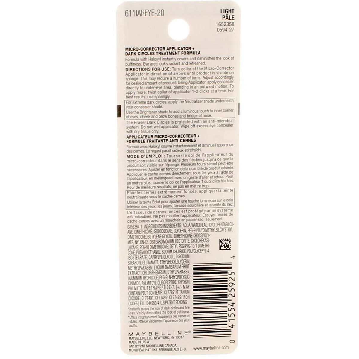 Maybelline Instant Age Rewind Eraser Dark Circles Treatment Concealer 150 Eutraliseur 0.2 oz ( Pack of 3) Beauty & Personal Care MAYBELLINE