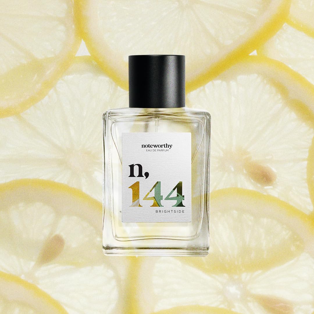 Noteworthy n,144 Brightside Eau De Parfum - Citrus, Vanilla | Sophisticated, Warm Fragrance for Any Occasion | Long-lasting Unisex Perfume for Women Beauty & Personal Care Noteworthy