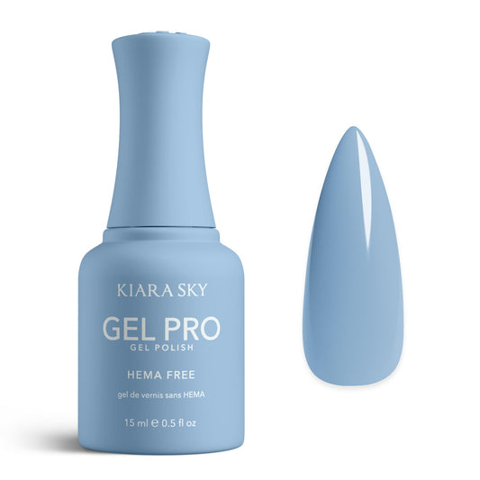 KIARA SKY Gel Pro HEMA-Free Gel Nail Polish | Full Coverage, 28+ Day Wear, Self-Leveling, UV/LED Soak-Off, 0.5 fl oz | Shade A Tear #049