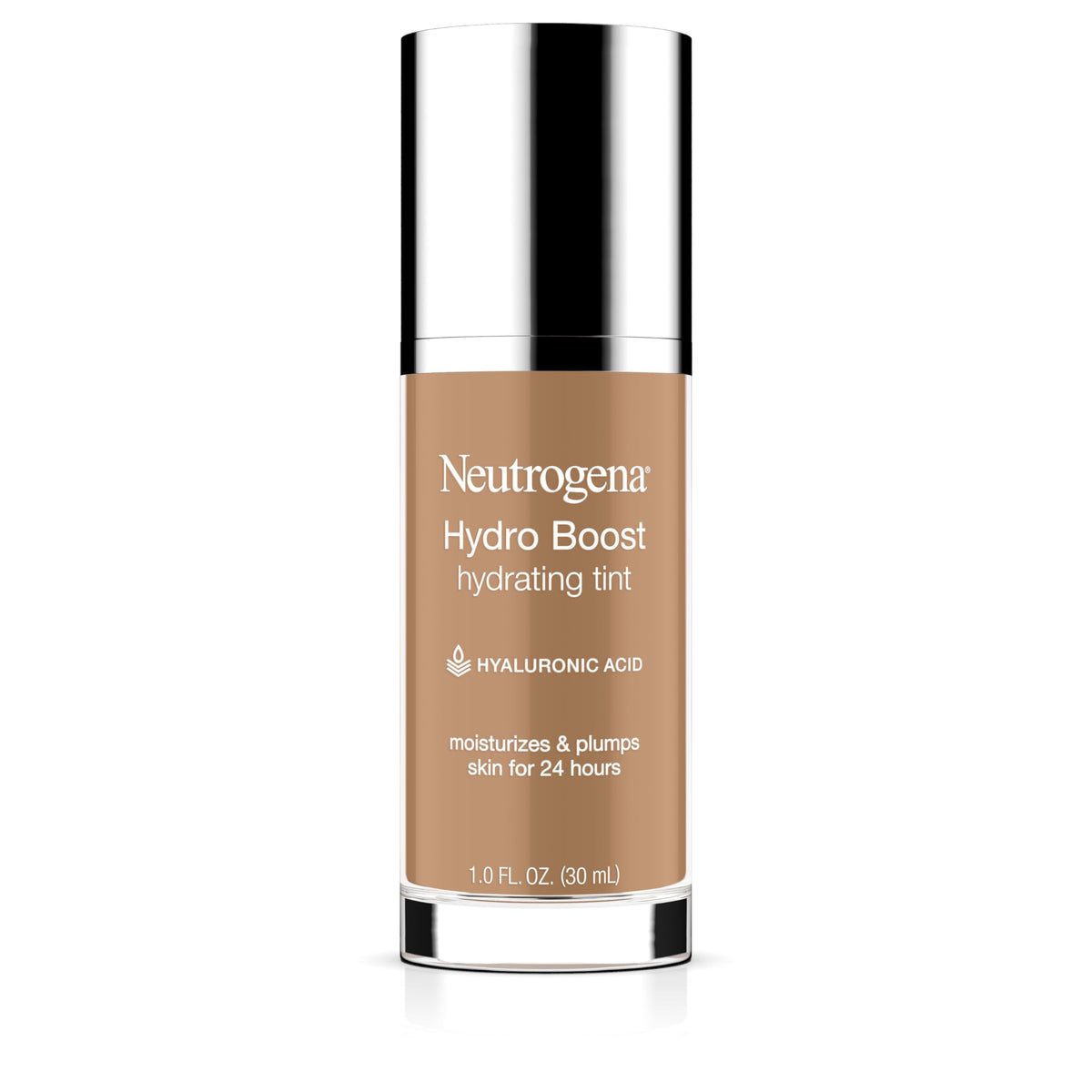 Neutrogena Hydro Boost Hydrating Tint Foundation Makeup for Dry Skin, with Hyaluronic Acid, Lightweight Oil-Free Water Gel, Non-Comedogenic, 105 Beauty & Personal Care Neutrogena