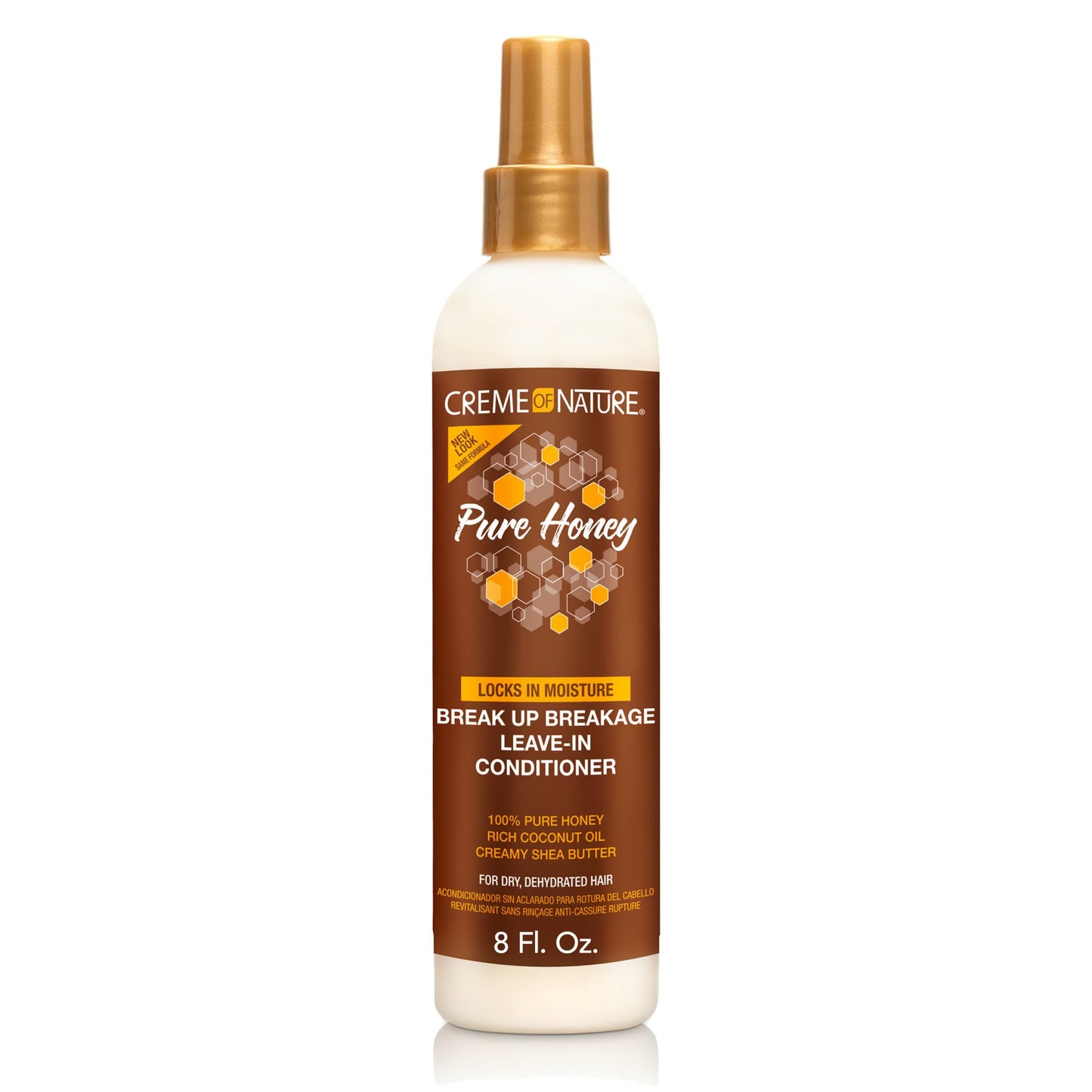 Creme of Nature Pure Honey Leave-In Conditioner, Moisture-Rich Detangler for Dry, Damaged Hair, With Coconut Oil & Shea Butter, Sulfate-Free Formula Beauty & Personal Care Creme of Nature