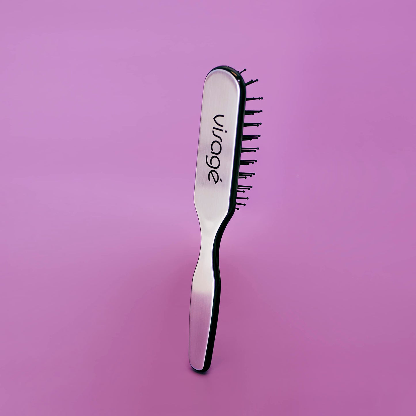 Cricket Visage 390 Sculpting Hair Brush - Anti-Static Nylon Bristles, Ultra-Soft Cushion Pad, Aluminum Finished Handle, Ideal for Styling Beauty & Personal Care Cricket
