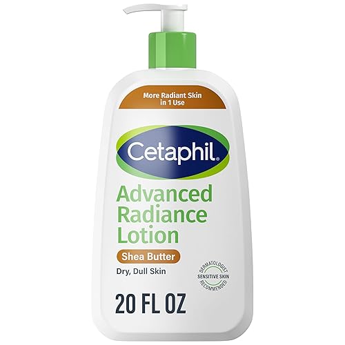 Cetaphil Body Lotion, Advanced Radiance Lotion with Shea Butter for Dry, Sensitive Skin, 20 oz, Fragrance Free, Hypoallergenic, Non-Comedogenic Beauty & Personal Care Cetaphil