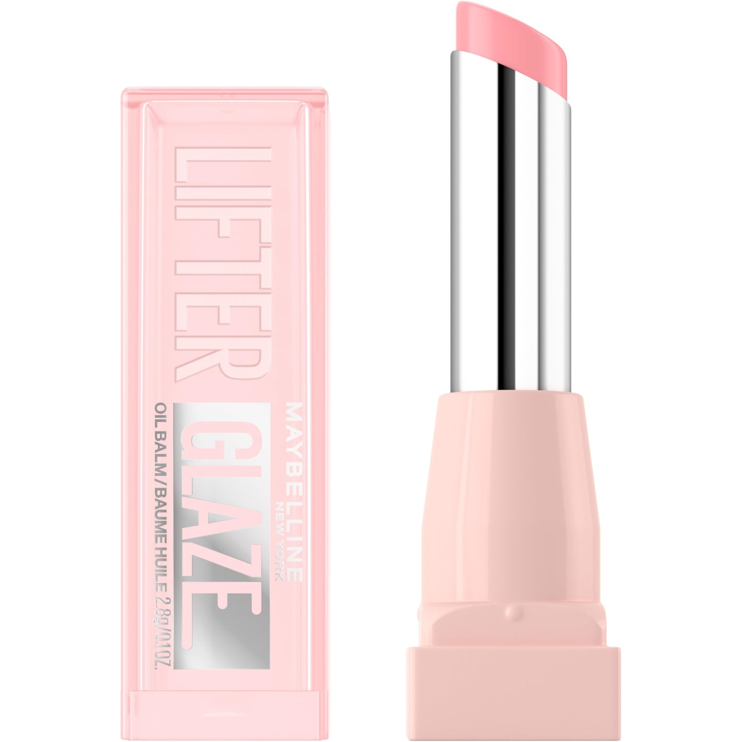 MAYBELLINE Lifter Glaze Oil Balm with Hyaluronic Acid and Hydrating Oil Blend, Lip Balm with 24HRs of Smooth, Moisturizing Shine, Pink Drip (Sheer Beauty and Personal Care MAYBELLINE