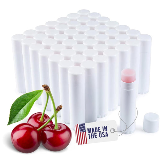 Lip Balm Bulk Unlabeled - Made in USA Bulk Chapstick - Natural Ingredients Vitamin E Shea Butter - Custom Chapstick Bulk For Party & Wedding Favors Beauty & Personal Care Belladonna
