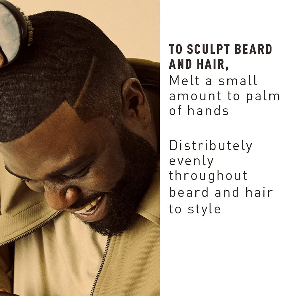 Beard Balm & Hair Pomade by Bevel with Coconut Oil and Shea Butter, Beard Care for Men, 1.7 oz (Packaging May Vary) Beauty & Personal Care Bevel