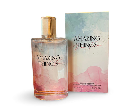 United Scents Amazing Things Pour Femme Eau de Parfum, Grapefruit, Suede, and Pink Pepper Fragrance, 3.4 FL OZ, 100ml Beauty & Personal Care United Scents