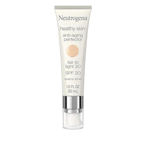 Neutrogena Retinol Treatment and Tinted Facial Moisturizer, Healthy Skin Anti-Aging Perfector with Broad Spectrum SPF 20 Sunscreen with Titanium Beauty & Personal Care Neutrogena