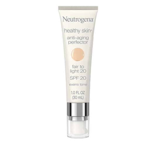 Neutrogena Retinol Treatment and Tinted Facial Moisturizer, Healthy Skin Anti-Aging Perfector with Broad Spectrum SPF 20 Sunscreen with Titanium Beauty & Personal Care Neutrogena