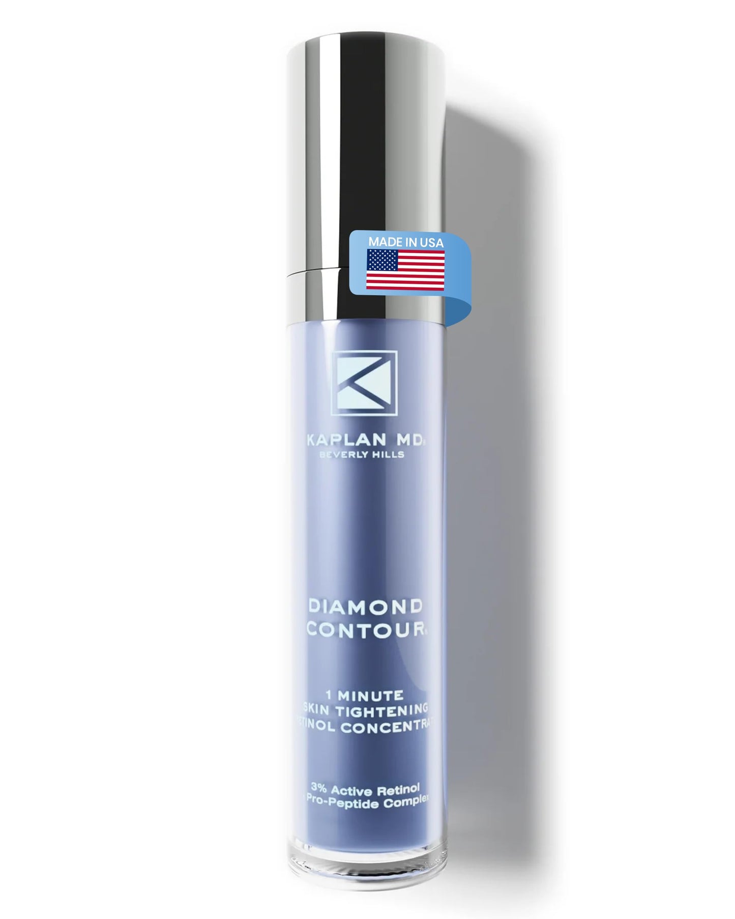 KAPLAN MD Retinol Serum for Face - 3% Active Retinol Diamond Contour 1-Minute Skin Tightening Concentrate & Collagen Pro-Peptide Complex for Smoother Beauty & Personal Care KAPLAN MD