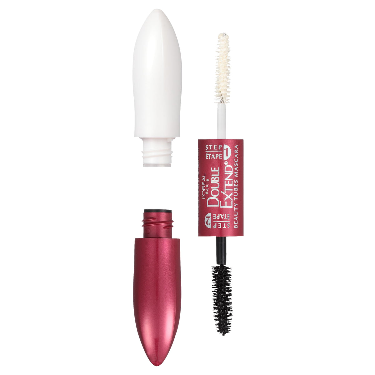L'Oreal Paris Makeup Double Extend Tubing Mascara, Lengthening 2 Step Mascara, Smudgeproof, Black Beauty & Personal Care L'Oreal Paris