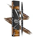Pinkiou Microblading Eyebrow Pen, 2-In-1 Waterproof Eyebrow Pen, Dual-Ended Eyebrow Pen with 2-Fork-Tips and Precision Brush, Eyebrow Pen for Natural… Beauty & Personal Care Pinkiou