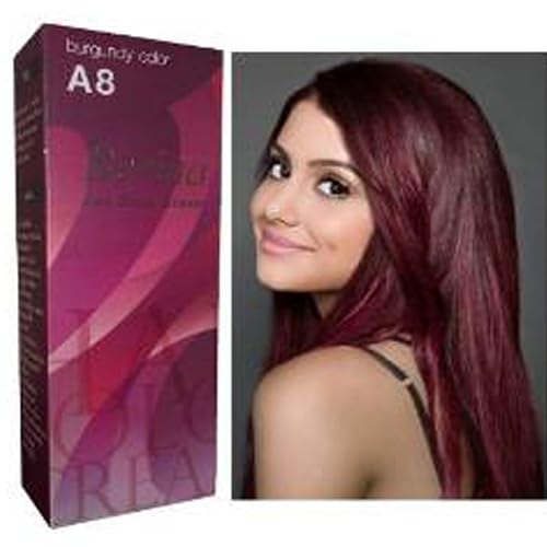 Berina Permanent Hair Dye Color Cream # A8 Burgundy Made in Thailand By Sellgreat1449. Beauty & Personal Care Berina