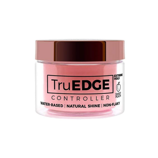 TruEDGE Controller Extreme Hold Water-Based Pomade - Ntaural Shine & Non-Flaky Scented Edge Control - Perfect for Hair-Braiding (Sweet Peach) Beauty & Personal Care Tyche