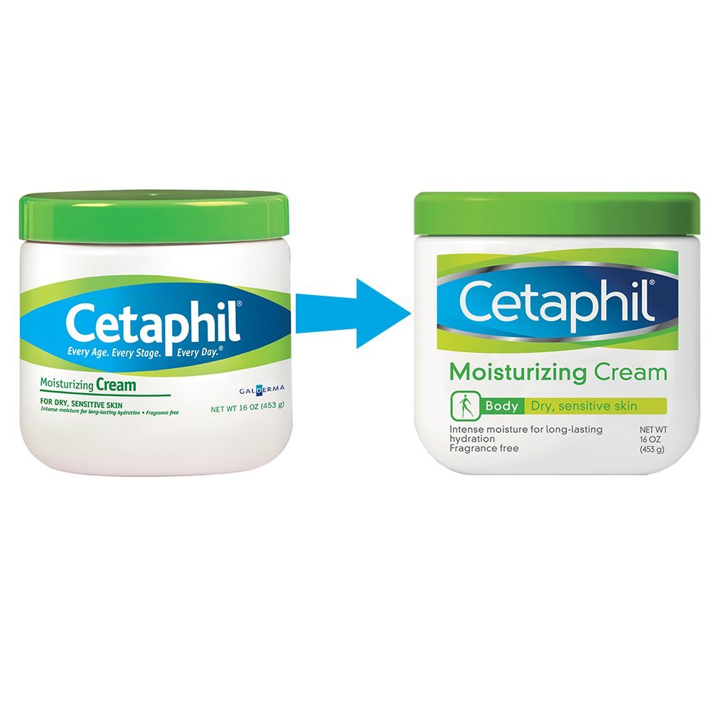 Cetaphil Moisturizing Cream for Dry/Sensitive Skin, Fragrance Free 16 oz (Pack of 2) Beauty & Personal Care Cetaphil