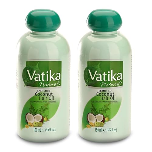 Dabur Vatika Enriched Coconut Hair Oil 150ml (Pack of 2) Beauty & Personal Care Vatika Naturals