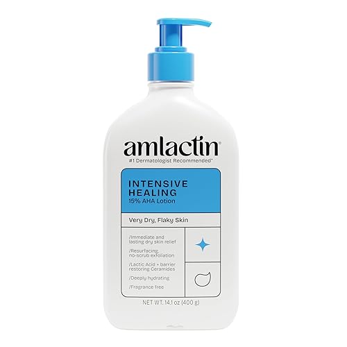 AmLactin Intensive Healing Body Lotion - Therapeutic Lotion for Extremely Dry Skin - No-Scrub Exfoliator and Moisturizer with 15% Lactic Acid AHA Beauty & Personal Care AmLactin