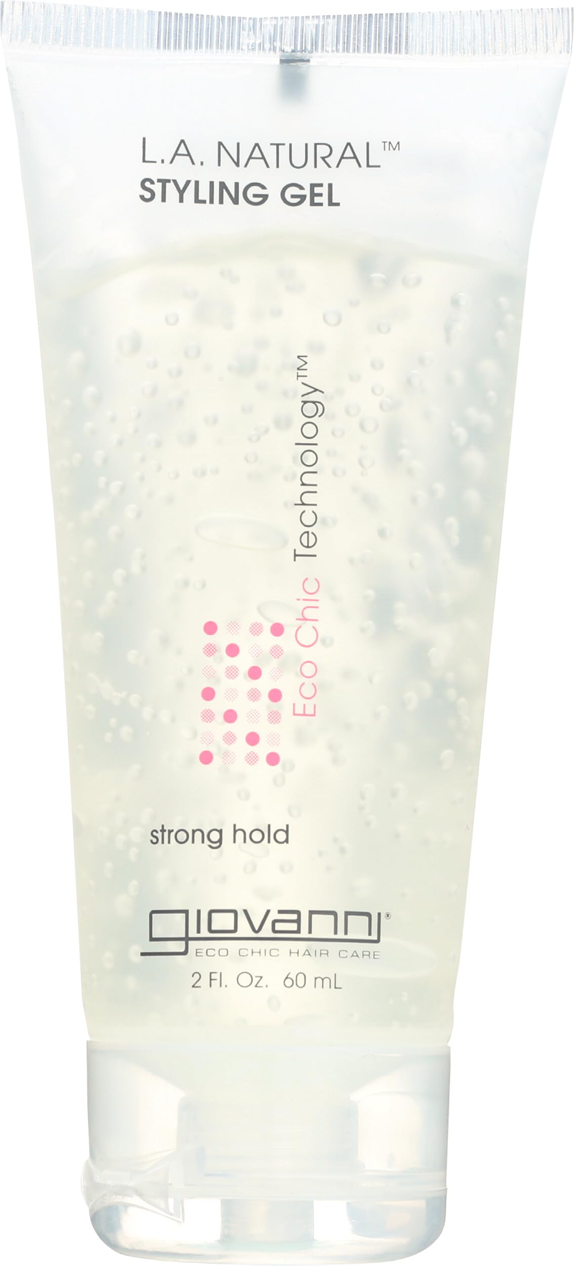 GIOVANNI COSMETICS L.A. Natural Styling Gel - Strong Hold, Eco Chic Technology, Grapefruit seed extract, Aloe Vera leaf juice, Vitamins & Minerals Beauty & Personal Care GIOVANNI