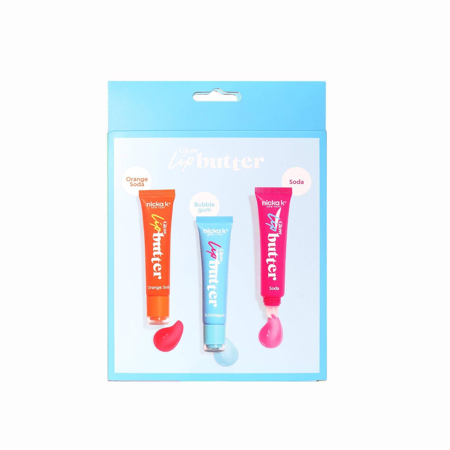 NICKA K NEW YORK Glow Lip Butter, Hydrate, Silky Shin, Soft Smooth and Radiant Lips (MLBT02 Fizz Pop) Beauty & Personal Care NICKA K NEW YORK
