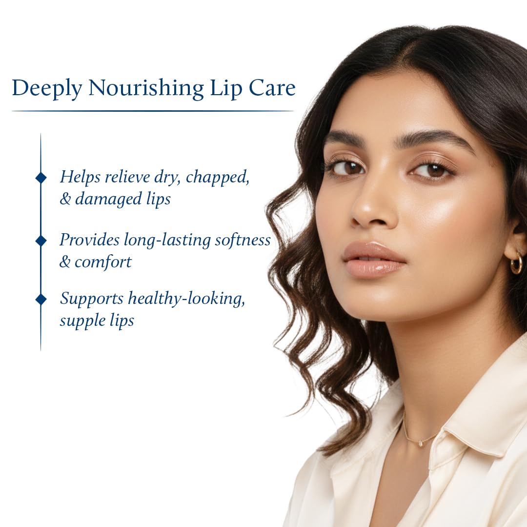 Blue Nectar Ayurvedic Orange Lip Balm with Organic Ghee & Natural Vitamin C for Dry Lips - Moisturizing Lip Gloss with Clean Ingredients (0.35 oz, 10 Beauty and Personal Care Blue Nectar