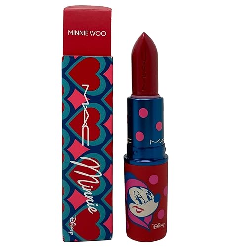 MAC M·A·C Cosmetics Lustreglass Sheer-Shine Lipstick - Minnie Woo (Disney Minnie Mouse Collection) - 3g / 0.1 oz Beauty & Personal Care MAC