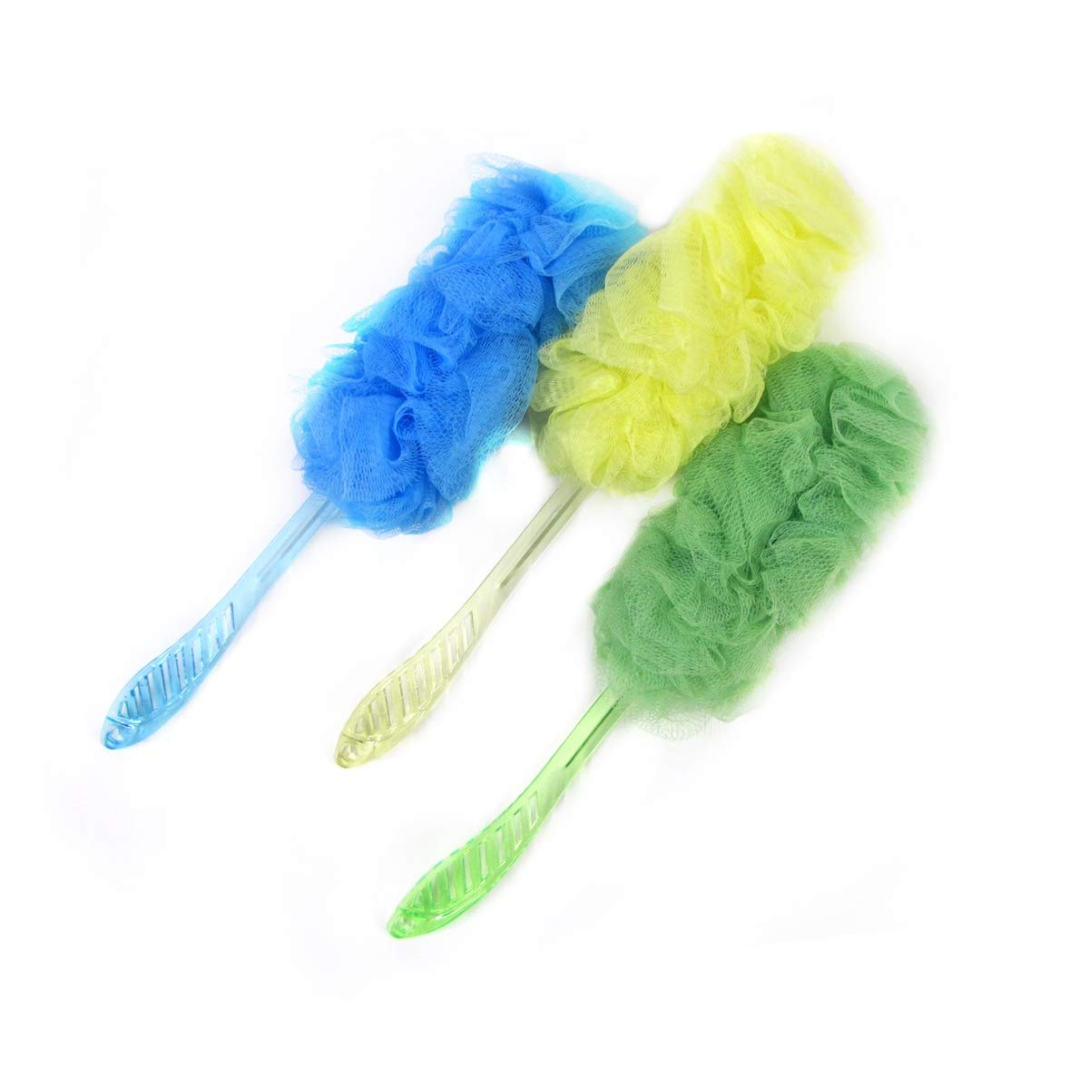 Treasure Gurus Long Handle Body Back Scrubber Shower Bath Loofah Pouf Exfoliating Washcloth Loofa Sponge Beauty and Personal Care TG,LLC
