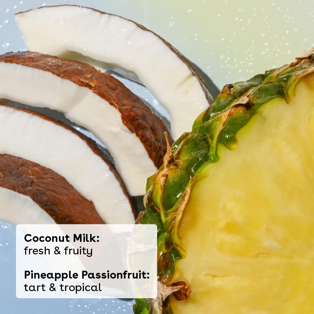eos 100% Natural Lip Balm- Coconut Milk and Pineapple Passionfruit, All-Day Moisture Lip Care, 0.14 oz, 2 Pack Beauty & Personal Care eos