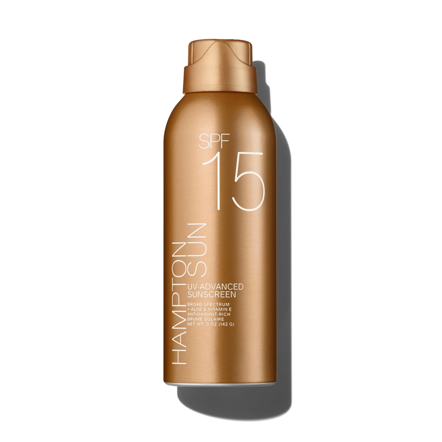 Hampton Sun SPF 15 Continuous Mist Sunscreen, Broad Spectrum UVA/UVB | Advanced Water + Sweat Resistance, Antioxidant-Rich Vitamin E + Aloe Beauty & Personal Care Hampton Sun