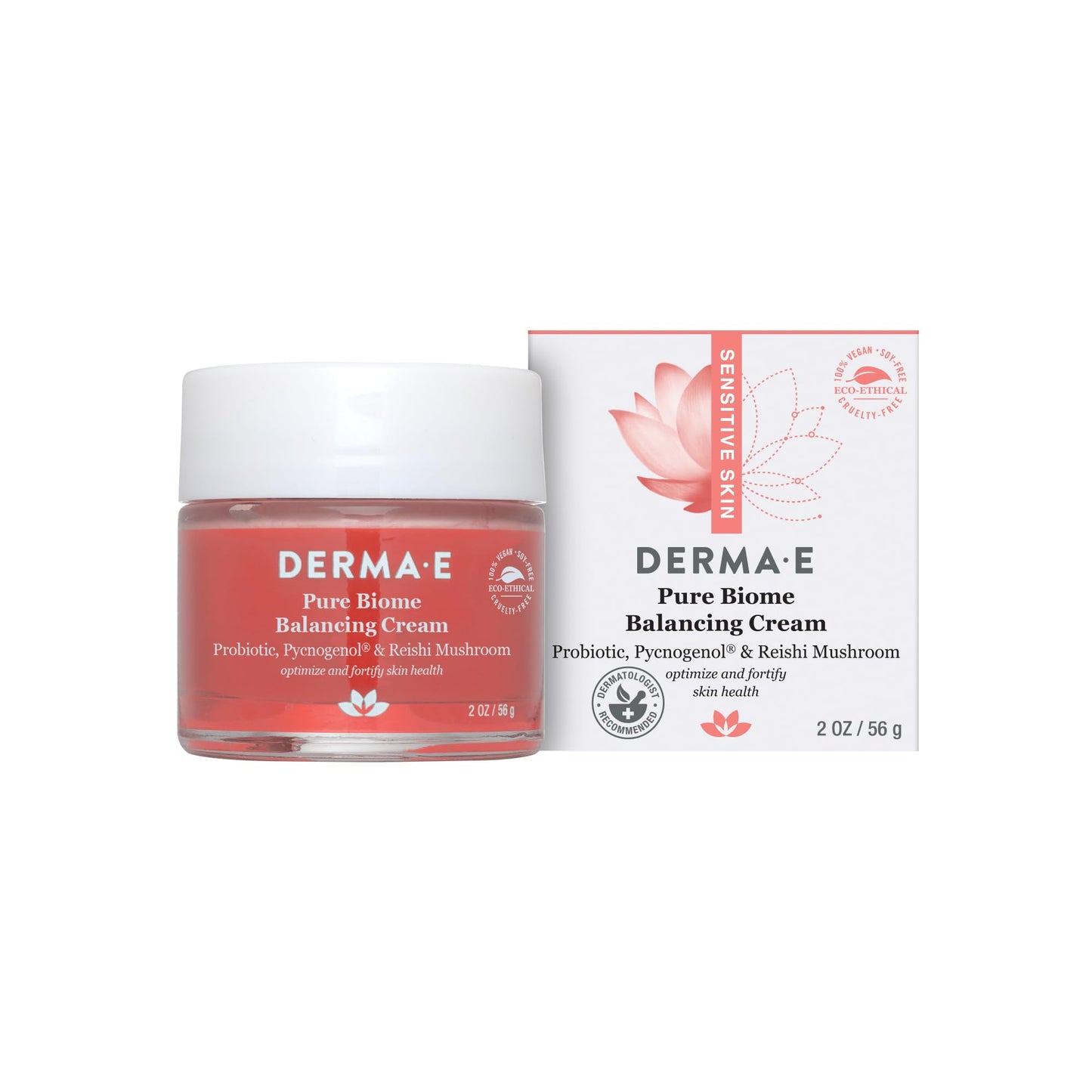 Derma E Pure Biome Balancing Cream, 2 OZ Beauty & Personal Care Derma E
