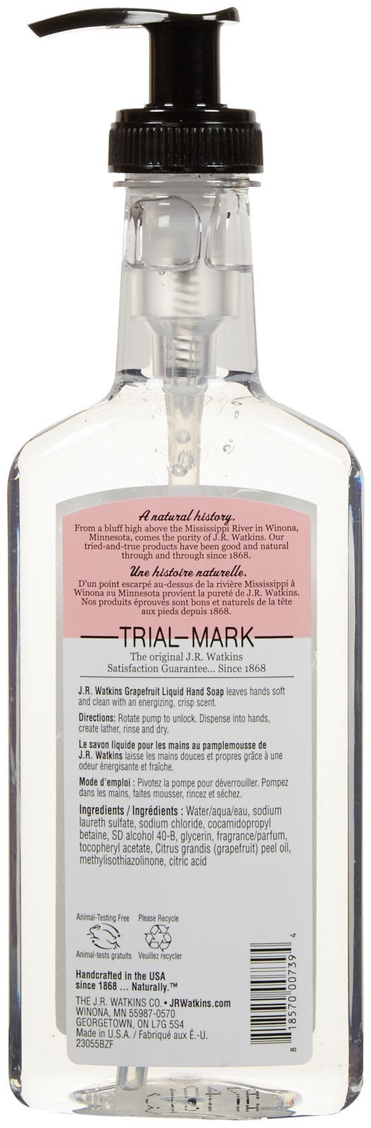 J. R. Watkins Liquid Hand Soap - Grapefruit - 11 oz Beauty & Personal Care J.R. Watkins