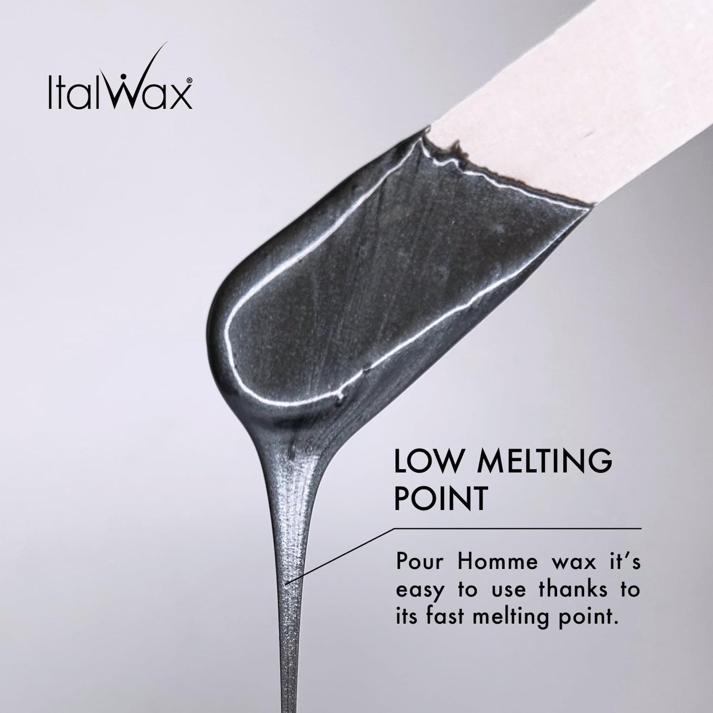 Italwax Pour Homme - 1kg / 2.2lb - Hard wax beads for hair removal - Special for man - Natural formulation - Easily removes coarse hairs - Ideal Beauty and Personal Care Italwax