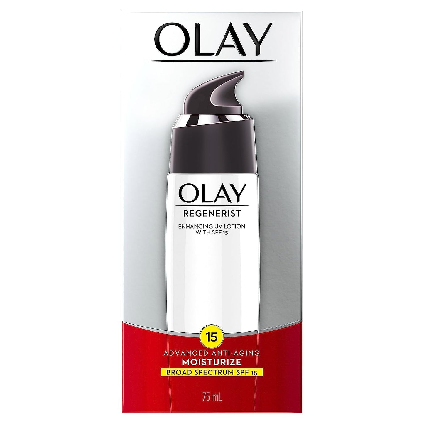 Olay Regenerist Regenerating Face Lotion with Sunscreen SPF 15 Broad Spectrum, No Scent, 2.5 fl oz Beauty & Personal Care Olay