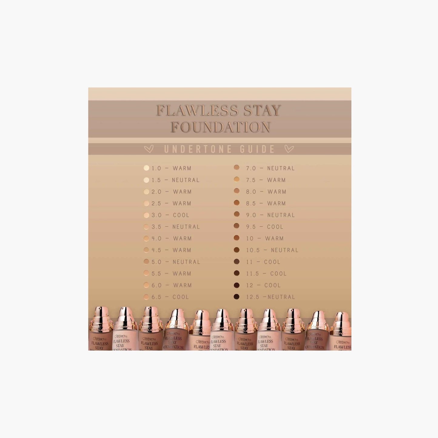 Flawless Stay Foundation (Shade 5.5) Beauty & Personal Care Beauty Creations