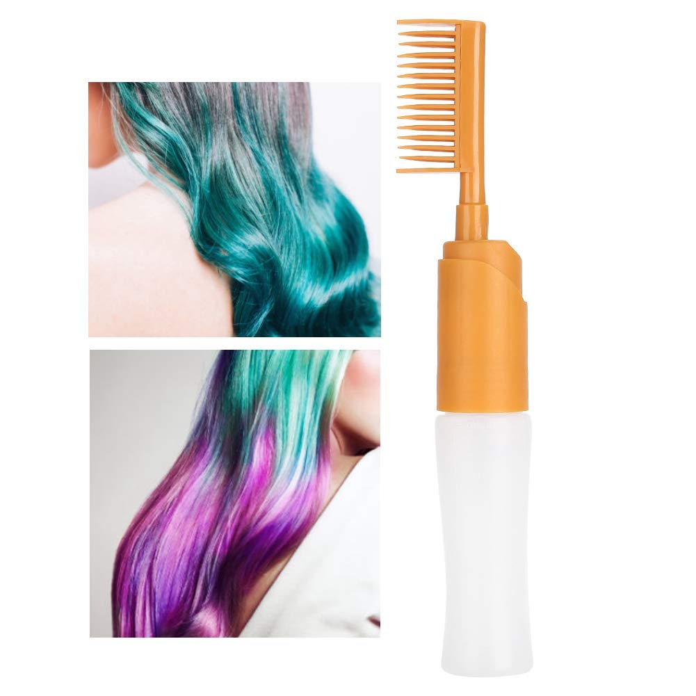 Jadeshay Root Comb Applicator Bottle for Hair Dye, 110ml PP Material, With Comb, Graduated Bottle, Easy to Use, Wide Application, Liquid, 1 Count, all Beauty & Personal Care Jadeshay
