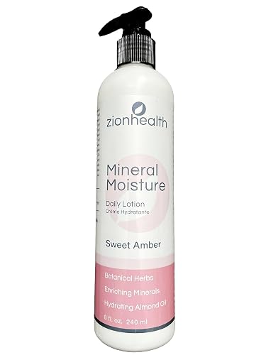 Zion Health Mineral Moisture Daily Lotion- Sweet Amber 8 fl. oz. Lotion Beauty & Personal Care Zion Health