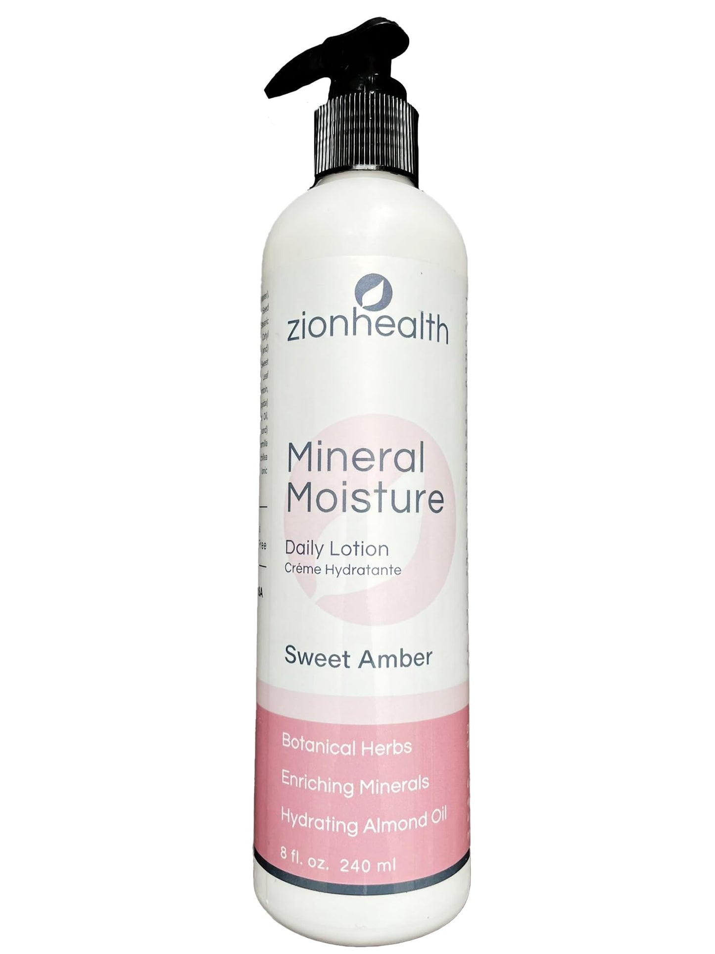 Zion Health Mineral Moisture Daily Lotion- Sweet Amber 8 fl. oz. Lotion Beauty & Personal Care Zion Health