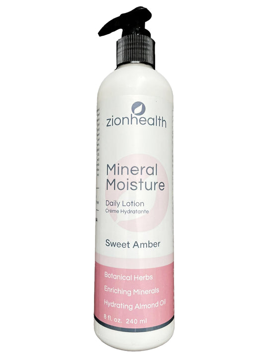 Zion Health Mineral Moisture Daily Lotion- Sweet Amber 8 fl. oz. Lotion Beauty & Personal Care Zion Health