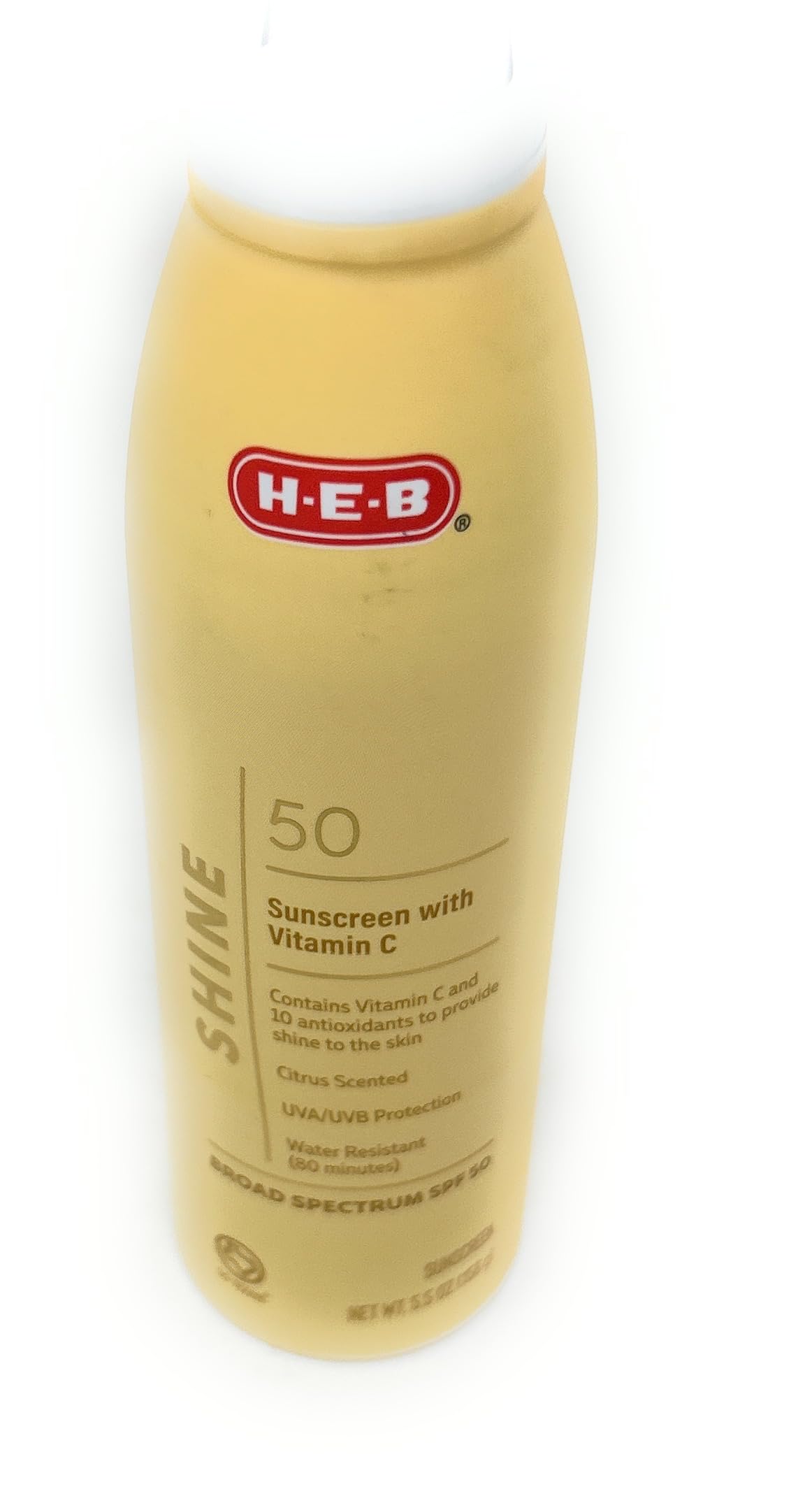 Shine Sunscreen Spray with Vitamin C & Antioxidants SPF 50-5.5oz - 1 bottle - made in the USA Beauty & Personal Care H-E-B