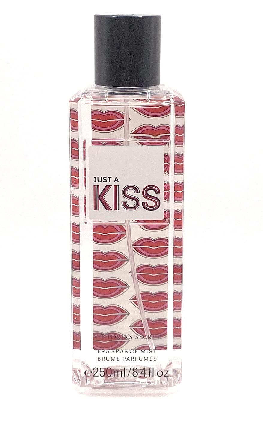 Victoria's Secret Just A Kiss Scented Fragrance Mist 8.4 Ounce Spray, 8.40 Fl Oz (Pack of 1) Beauty & Personal Care Victoria's Secret
