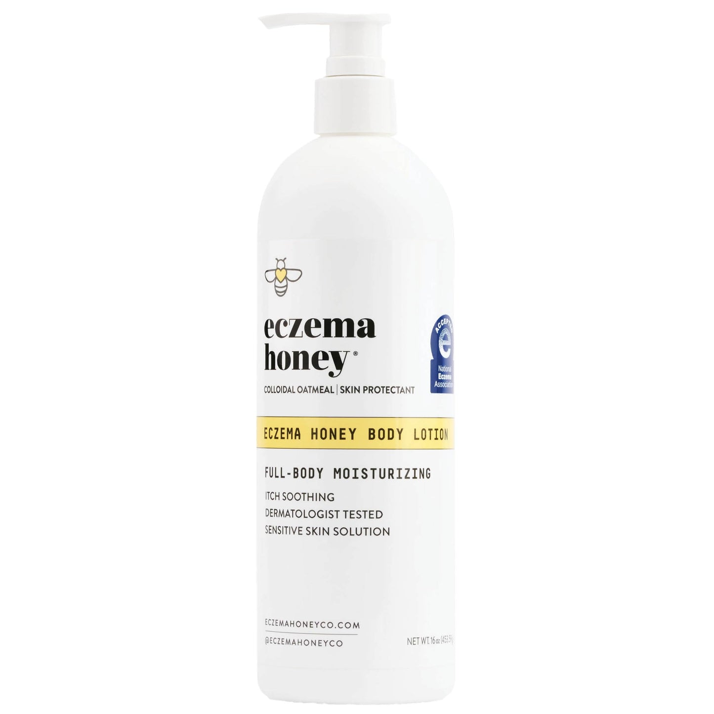 ECZEMA HONEY Oatmeal Body Lotion - Hand & Body Cream for Eczema Relief - Natural Dry Skin Repair (16 Oz) Beauty and Personal Care ECZEMA HONEY Default Title