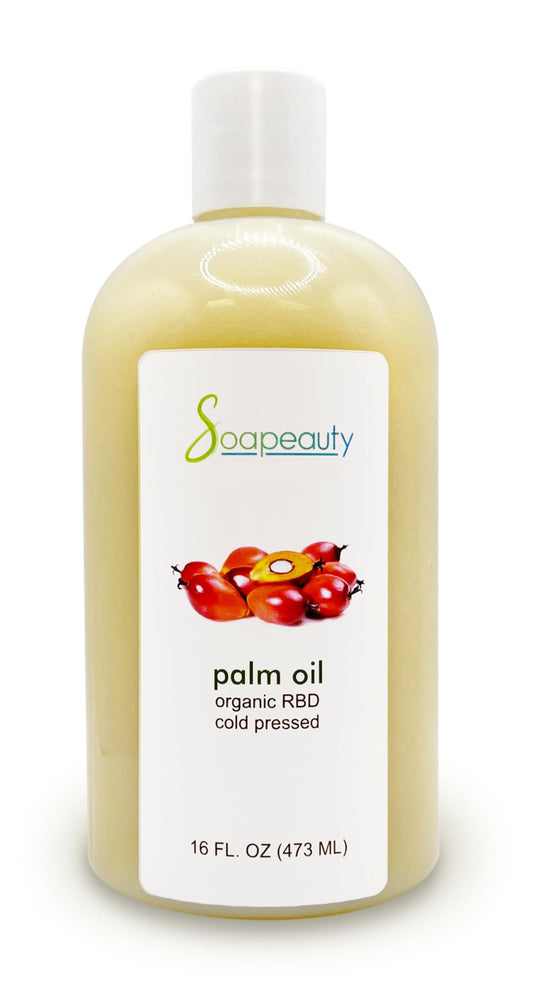 Soapeauty Palm Oil RBD - 100% Pure, Cold-Pressed, Non-Hydrogenated & Sustainable for DIY Soap, Creams & Lotions - Rich in Vitamin E - 16 fl oz Beauty & Personal Care Soapeauty