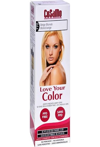 Cosamo Love Your Color Non-permanent Hair Color 770, Beige Blonde - 3 Oz Beauty & Personal Care Love Beauty And Planet