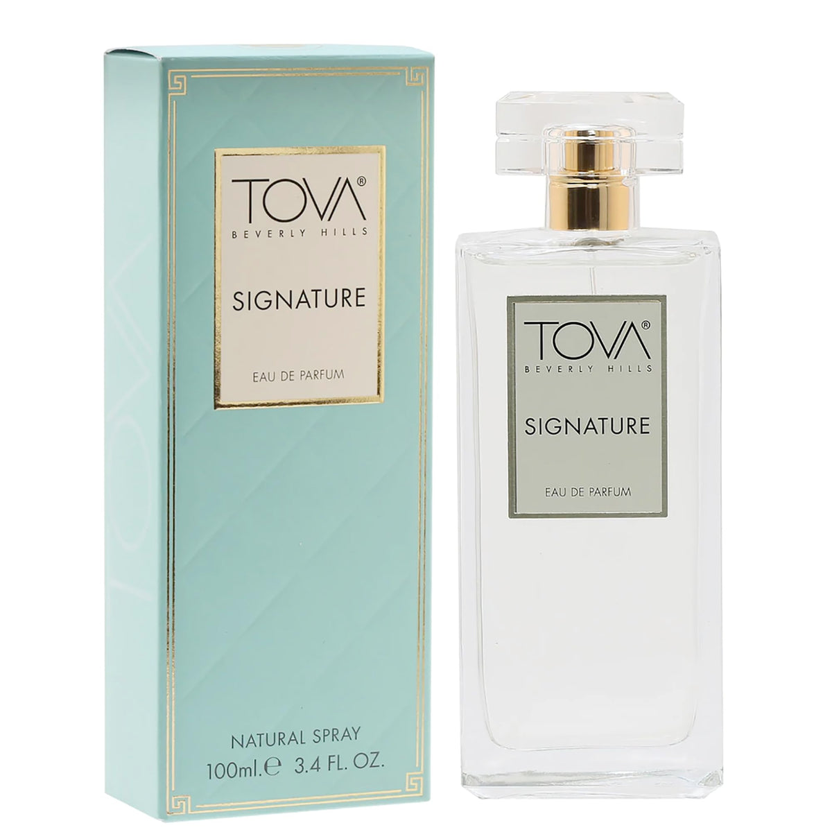 Tova Signature Eau de Parfum - Classic Bergamot Jasmine Lavender Perfume for Women - Timeless Scent - USA-Made & Cruelty-Free - 3.4 fl oz Beauty & Personal Care Tova