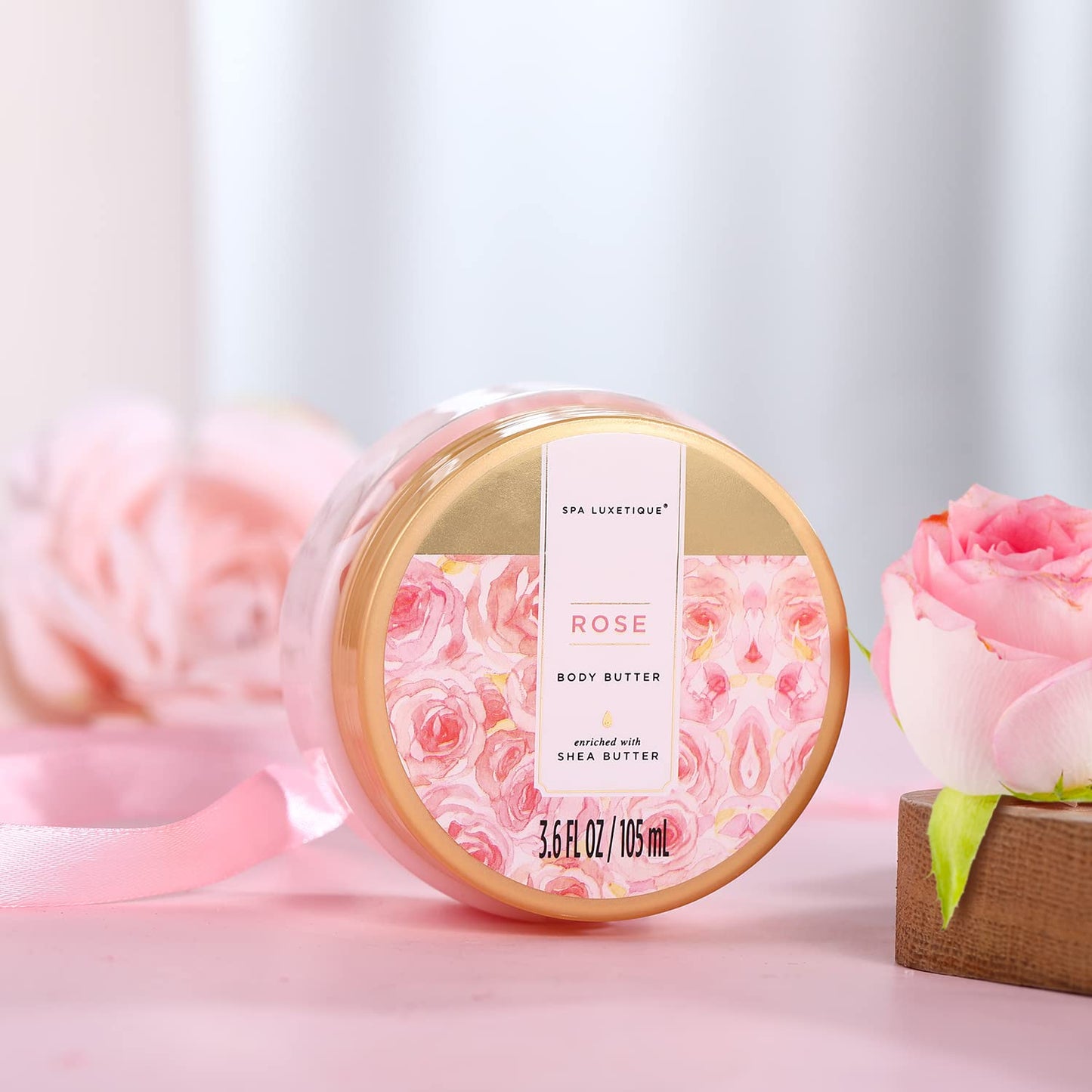 spa luxetique Gift Set For Women, Bath Sets for Women Gift, 8 Pcs Rose Spa Basket Includes Bubble Bath, Shower Gel, Body Lotion, Mom Birthday Gifts Beauty & Personal Care spa luxetique