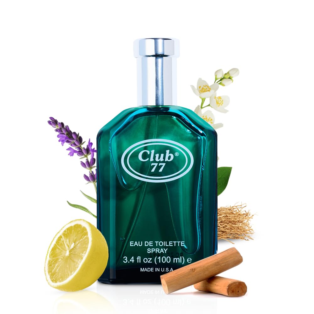 Royal Mirage Club 77 Eau de Toilette Spray for Men - Premium Masculine Cologne 100ml - Long-Lasting Fragrance with Anise, Jasmine & Sandalwood Beauty & Personal Care Royal Mirage