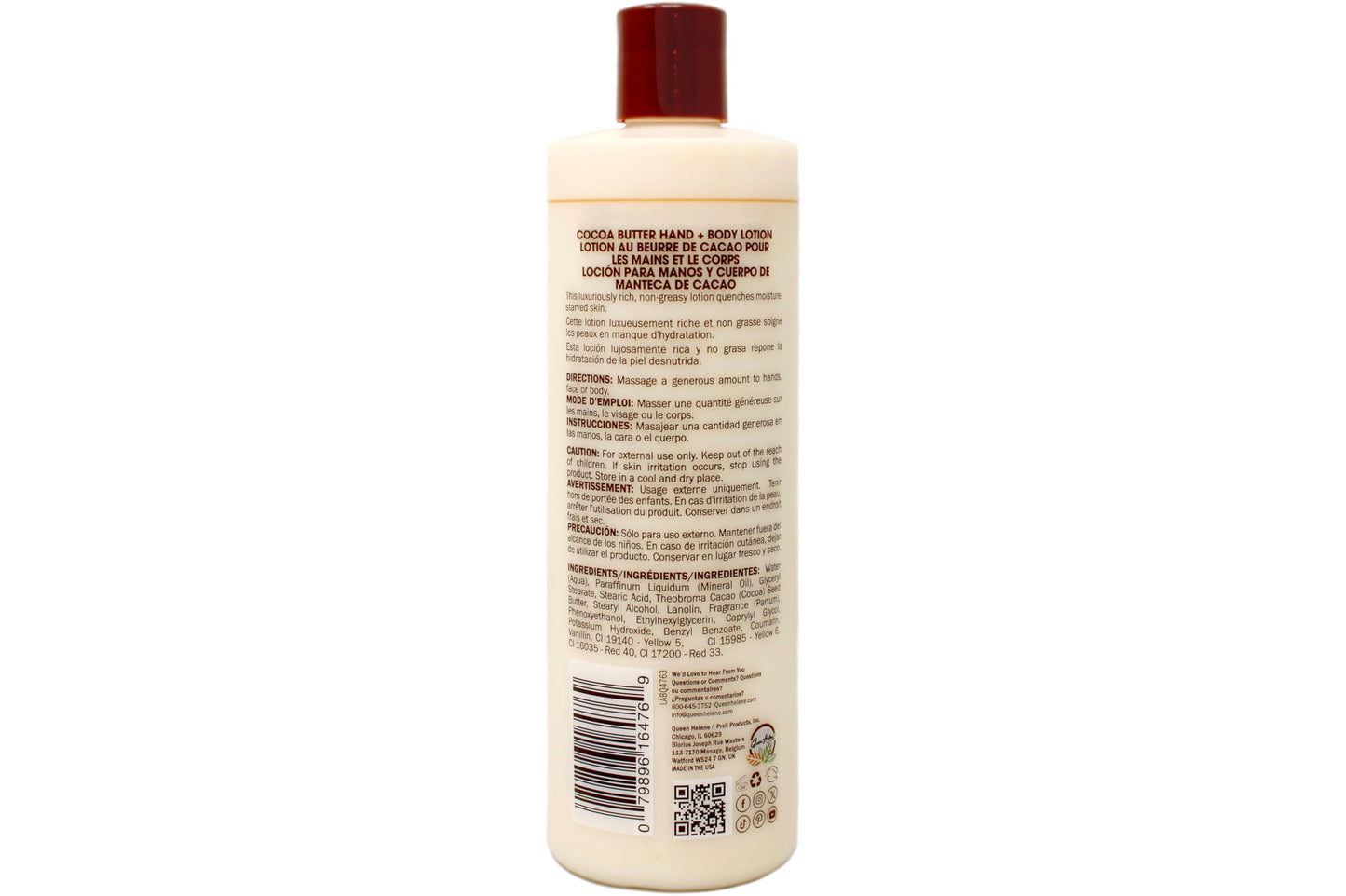 QUEEN HELENE Cocoa Butter Hand & Body Lotion 16 oz (Pack of 6) Beauty & Personal Care Queen Helene