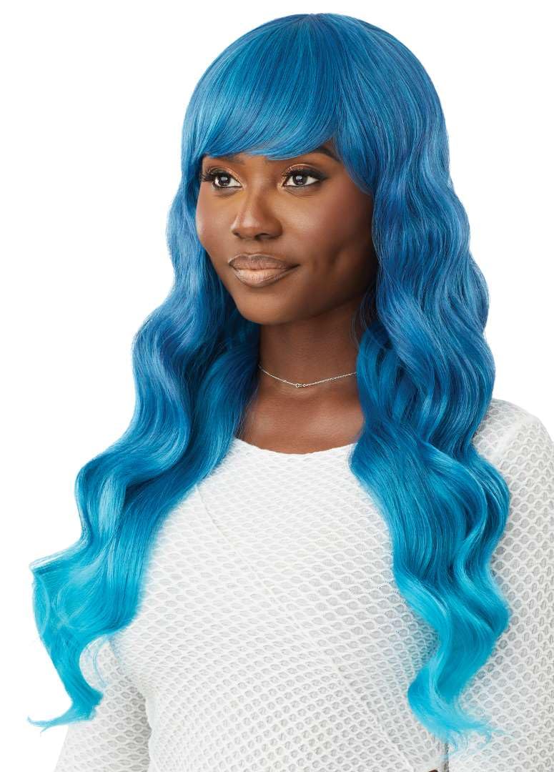 Outre Wigpop Synthetic Full Wig - Style Selects - Arizona (DARK BROWN 2)