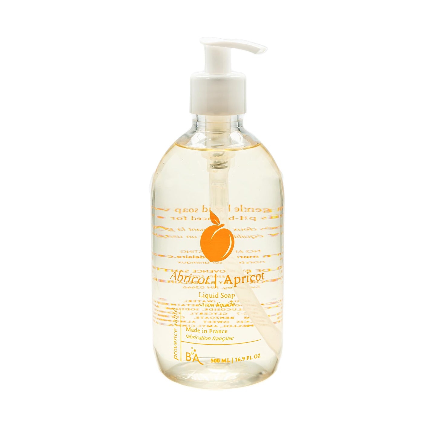 Provence Sante Natural Liquid Soap - Moisturizing Almond Oil Hand Soap with Ripe Apricot Scent - Elegant Pump Dispenser for Kitchen & Bath (16.9 oz) Beauty & Personal Care Provence Sante