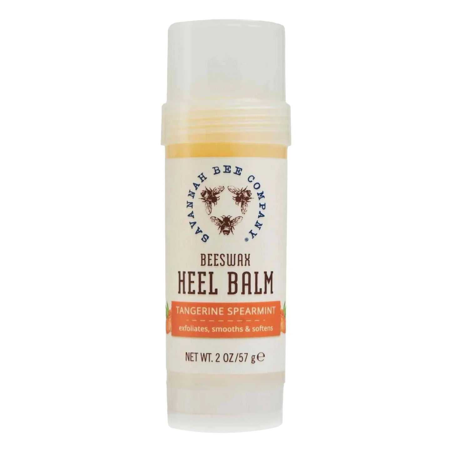 Savannah Bee Company Beeswax Heel Balm - Foot Balm for Cracked Heels with Tangerine Fragrance Beauty and Personal Care Savannah Bee Company