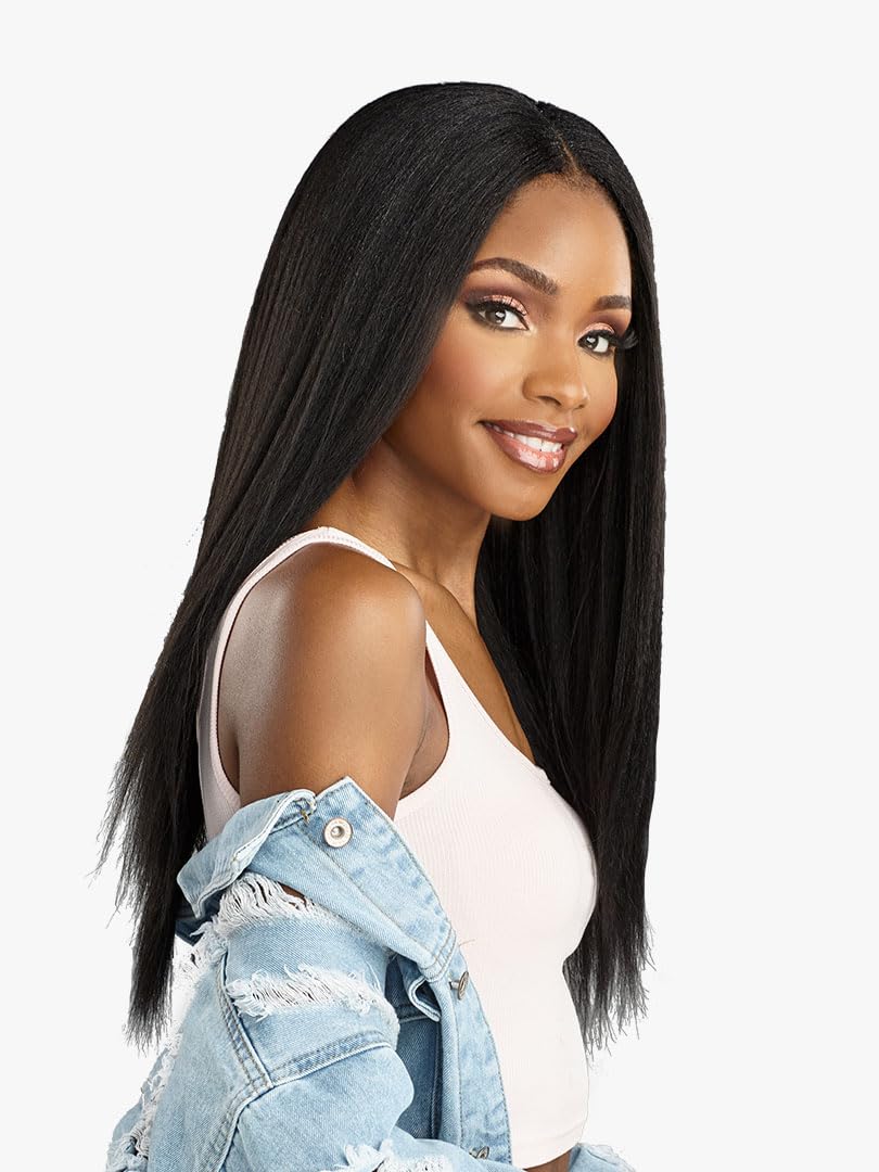 Sensationnel Curls Kinks & Co Synthetic Hair Clip ins - ALPHA WOMAN 18 (Color:1 Jet Black)
